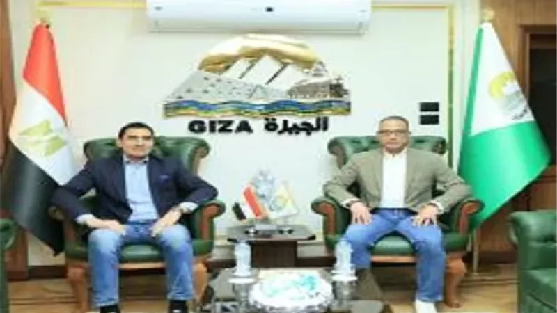 محافظ الجيزة يستقبل وزير الشباب والرياضة