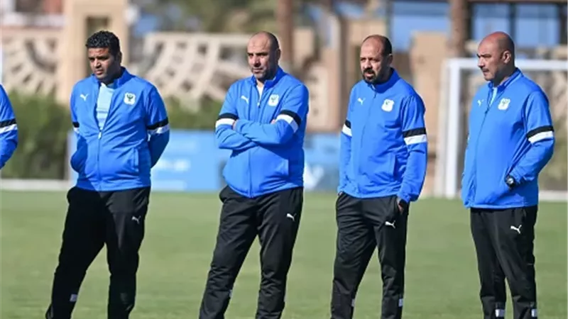 المصري يؤدي مرانه الاساسى استعدادا لانبي