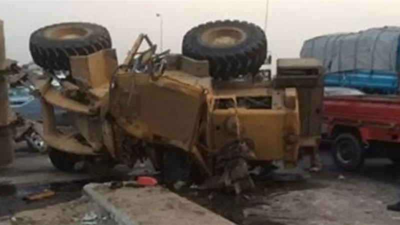 لودر يدهس شخص بميناء ابو طرطور للفوسفات طريق سفاجا القصير