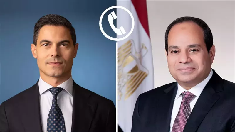 الرئيس السيسي يتلقى اتصالاً هاتفياً من السيد روب يتن رئيس الوزراء الهولندي