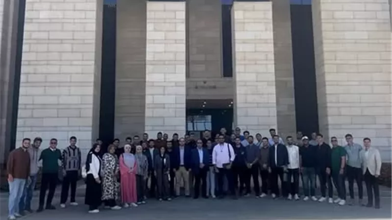 طلاب هندسة القناة يزورون أكبر محطة تبريد مركزي في الشرق الاوسط
