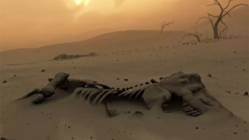 العثور على هيكل عظمي لديناصور من العصر الجوراسي فى الأرجنتين