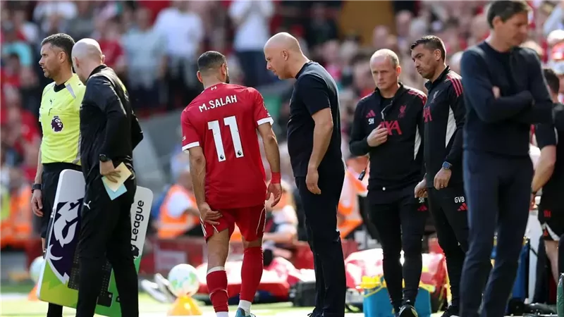 التشخيص المبدئي لإصابة محمد صلاح أمام كريستال بالاس