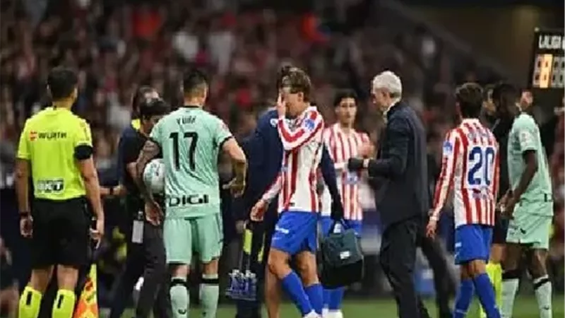 أتلتيكو مدريد يُعلن غياب لاعبه عن مواجهة آرسنال فى دوري الأبطال