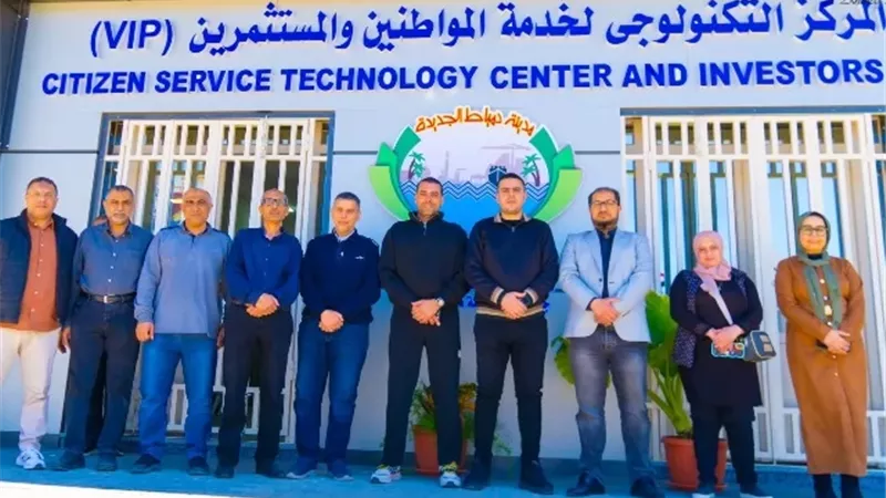 رئيس جهاز دمياط الجديدة يطلق خدمة الـ