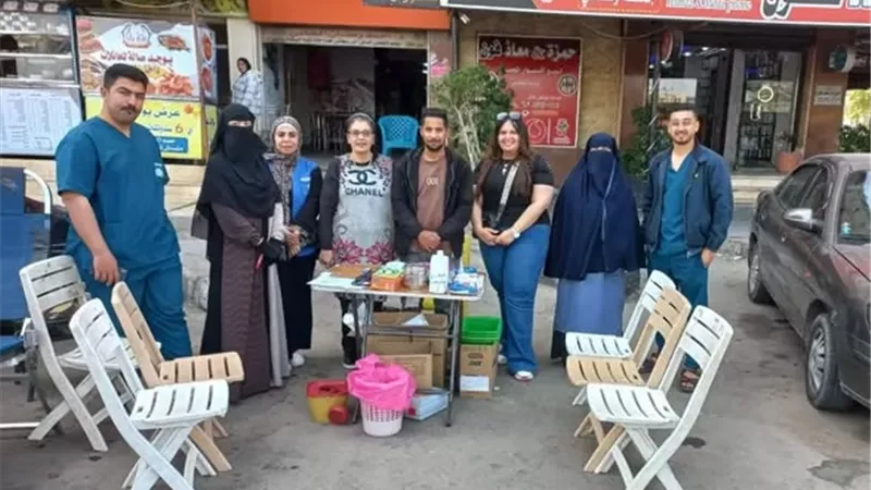 حملة مكبرة للتبرع بالدم في ميادين الإسماعيلية..صور