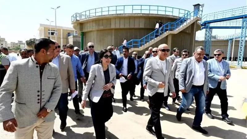 وزيرة الإسكان تصل محافظة الأقصر لتفقد عدد من مشروعات مياه الشرب