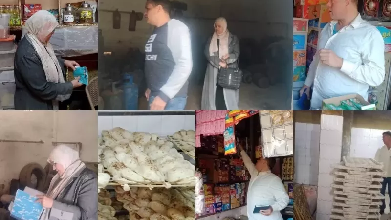 تموين القليوبية تضبط مخالفات خطيرة وتحرر 39 محضراً في حملة موسعة
