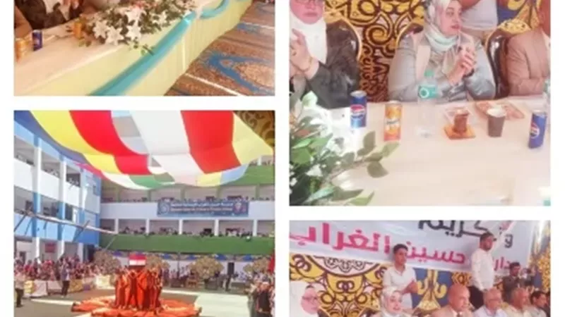 ختام الأنشطة وتكريم المتفوقين بمدارس الغراب بالمنوفية