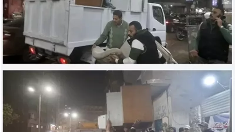 حملة نظافة موسعة بمجمع شعراوي بالجيزة وإزالة أوتاد الانتظار