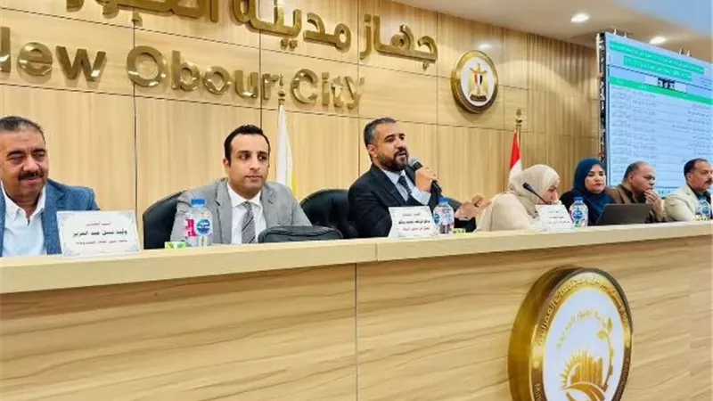 رئيس العبور الجديدة يعلن عن تفاصيل تخصيص 645 قطعة أرض سكنى.. بالصور