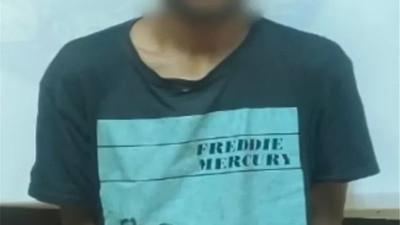 ضبط شخص ظهر في فيديو 