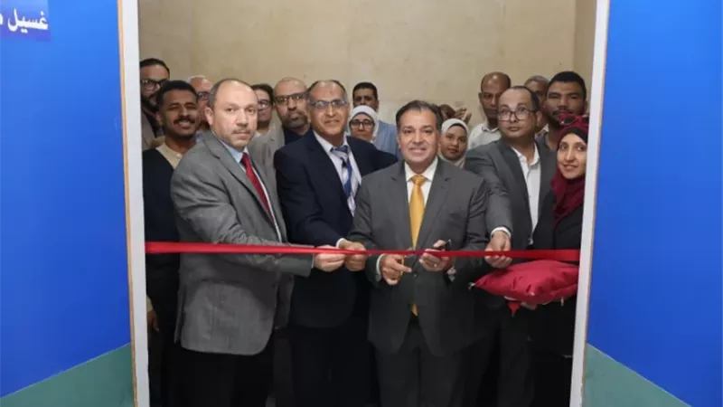 افتتاح اعمال التطوير بوحدة الغسيل الكلوي بمستشفيات قنا الجامعية
