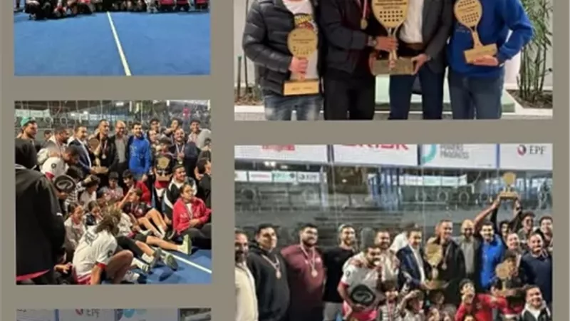 القمة من نصيب شباب ميت غراب فى دورى البادل المصرى