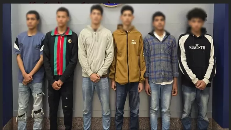 ضبط 6 طلاب تعدوا على شاب بأسلحة بيضاء في بني سويف