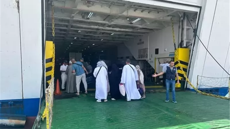 وزارة النقل: انطلاق أول أفواج الحج البري من ميناء نويبع