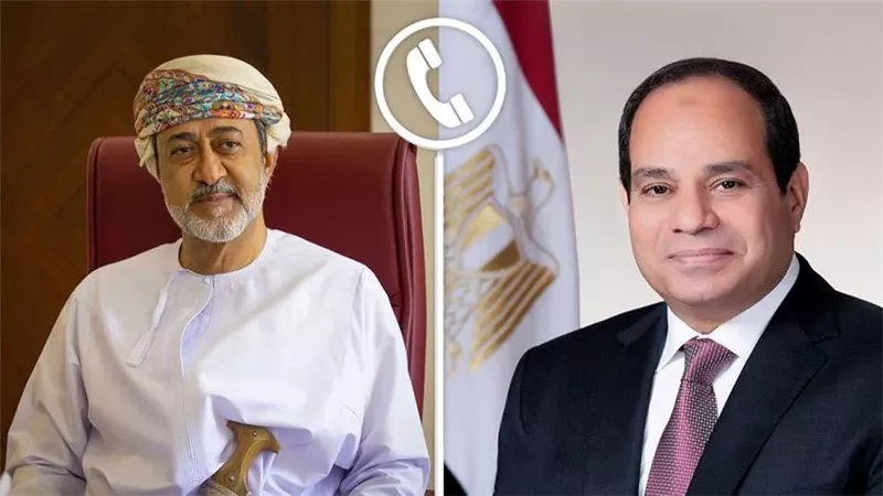 الرئيس السيسي يؤكد تضامن مصر ودعمها الكامل لسلطنة عُمان الشقيقة