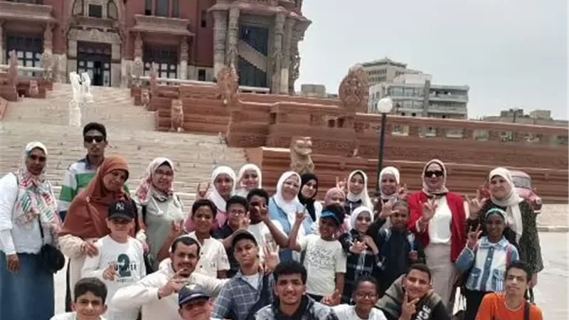 قصور الثقافة تنظم زيارة لذوي الهمم إلى قصر البارون