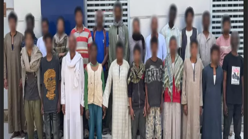 الداخلية:ضبط تشكيل عصابى بينهم أجانب بتهمة التنقيب عن الذهب بقنا