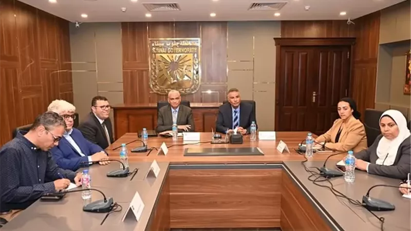 محافظ جنوب سيناء يبحث السردية البصرية لـ«سانت كاترين.. التجلي الأعظم»