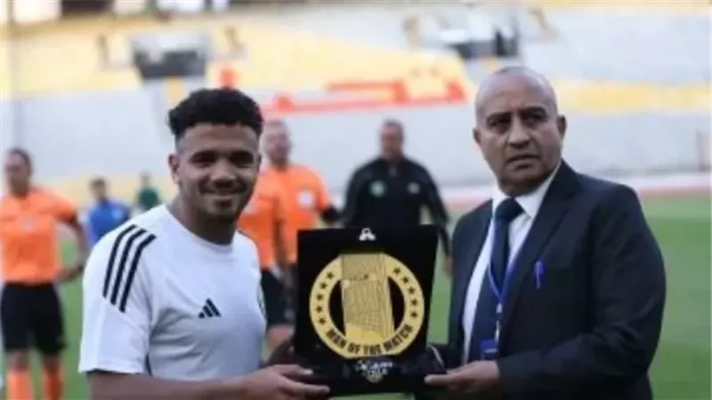 رشاد المتولي أفضل لاعب فى مباراة مودرن سبورت وفاركو بدوري نايل