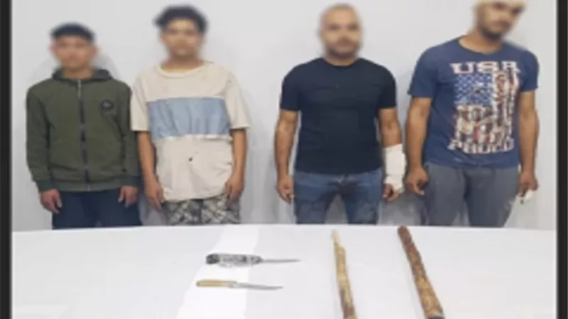 أمن الجيزة يضبط طرفي مشاجرة الأسلحة البيضاء بالحوامدية
