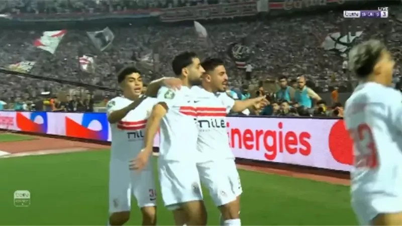الزمالك يتقدم بهدف الدباغ أمام اتحاد العاصمة فى الشوط الأول
