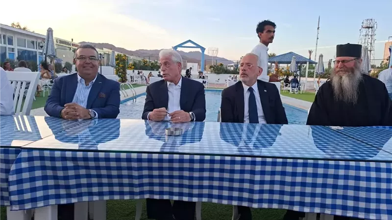 سفراء اليونان وقبرص يشاركان إحتفالية النادي اليوناني بدهب