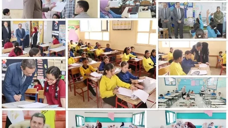 فرحة وابتسامات بالمدارس.. مع انطلاق امتحانات النقل بالمحافظات