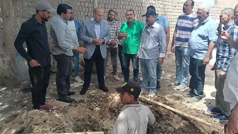 نائب محافظ الجيزة يتفقد عددا من المشروعات الخدمية بمنشأة القناطر