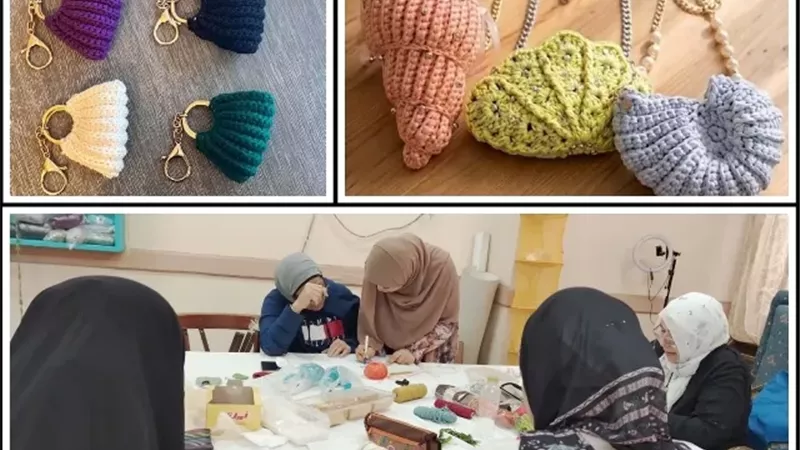 في آياد يحبها الله ورش المصغرات الاحترافية تبدأ بالكروشيه