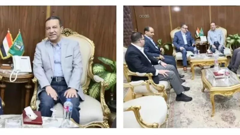 رستم والغريب يتفقدان مشروعات تنموية وخدمية بالمنوفية