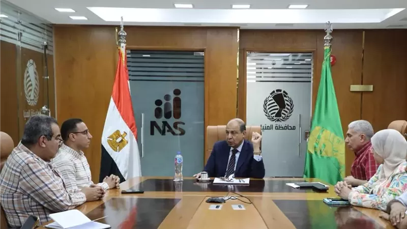 محافظ المنيا يعلن حالة الاستنفار القصوى للتصدي للتعديات والبناء