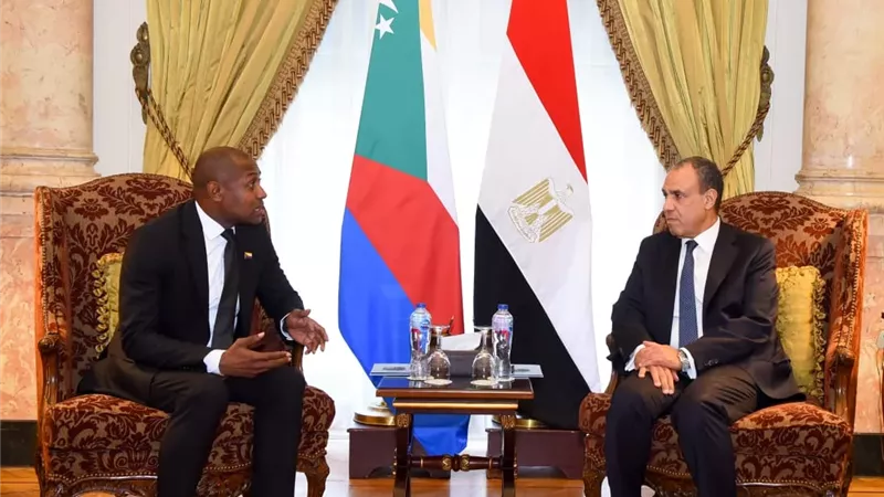وزير الخارجية يستقبل نظيره القُمري لبحث سبل العلاقات الثنائية