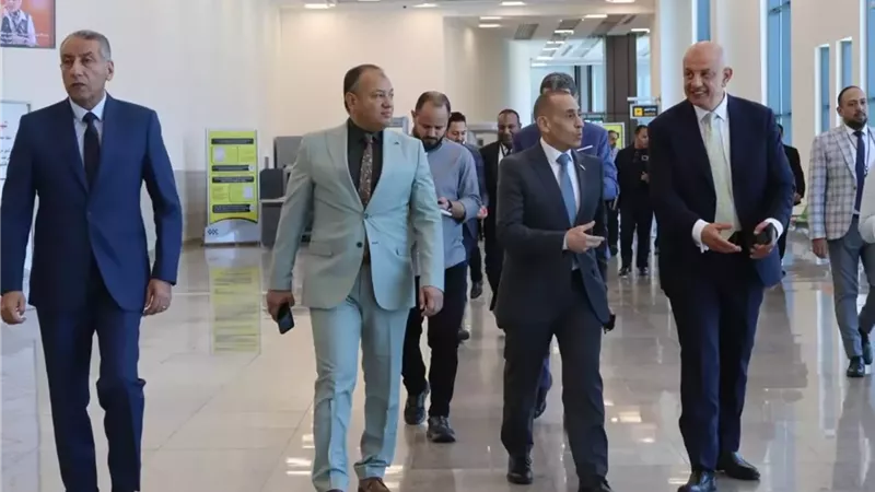 اللجنة العليا للتفتيش الأمني والبيئي تتفقد مطار سفنكس الدولي