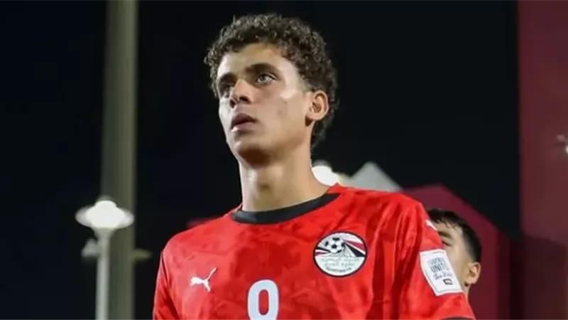 الظهور الاول لـ حمزه عبدالكريم في لقاء مصر وروسيا