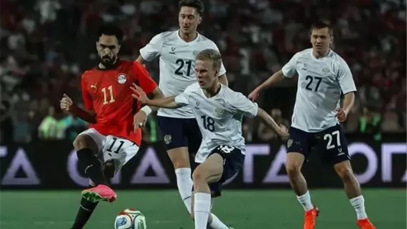 منتخب مصر يتوج بكأس العاصمة بعد فوزه علي روسيا وديا