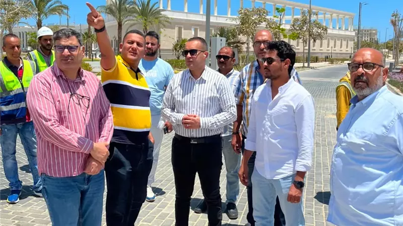 مركز المؤتمرات بالعلمين الجديدة يستعد للفعاليات .. صور