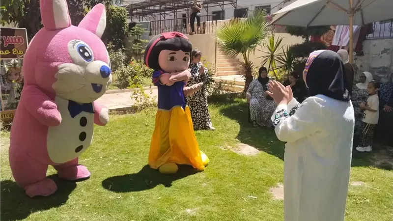 أنشطة ترفيهية لكبار السن في المنيا احتفالا بعيد الأضحى