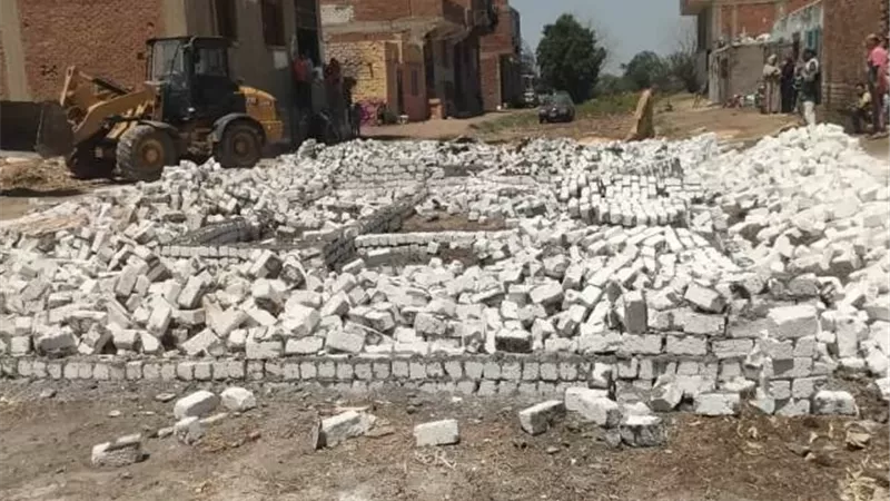 ٥٦ حالة إزالة جديدة ضمن الموجة ٢٩ لإزالة التعديات بمحافظة الجيزة
