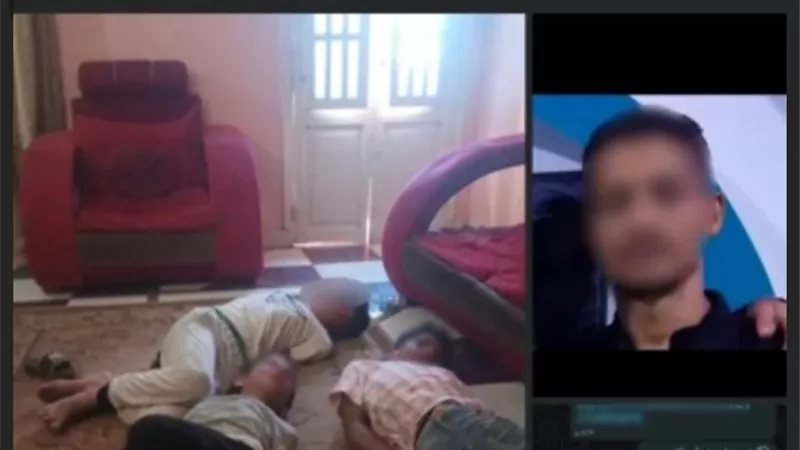ضبط المتهم بتقييد أطفاله والاعتداء عليهم ببنى سويف