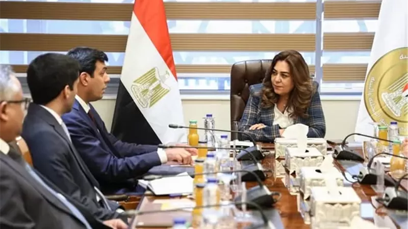 وزيرة التنمية المحلية تبحث تعزيز التعاون مع منظمة المدن العربية