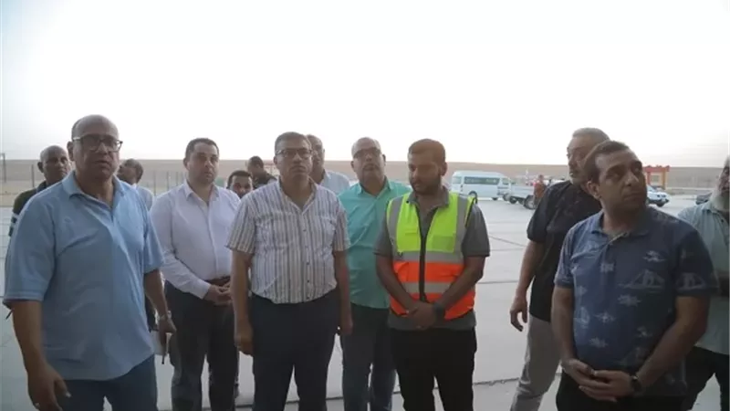 محافظ قنا يتفقد مصنع تدوير المخلفات الصلبة بقوص