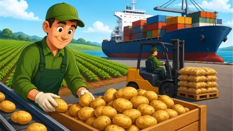 تصدير البطاطس | فحص 36 ألف عينة و970 ألف طن تغزو الأسواق العالمية
