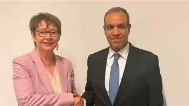 وزير الخارجية يلتقى رئيسة البنك الأوروبى لإعادة الإعمار والتنمية