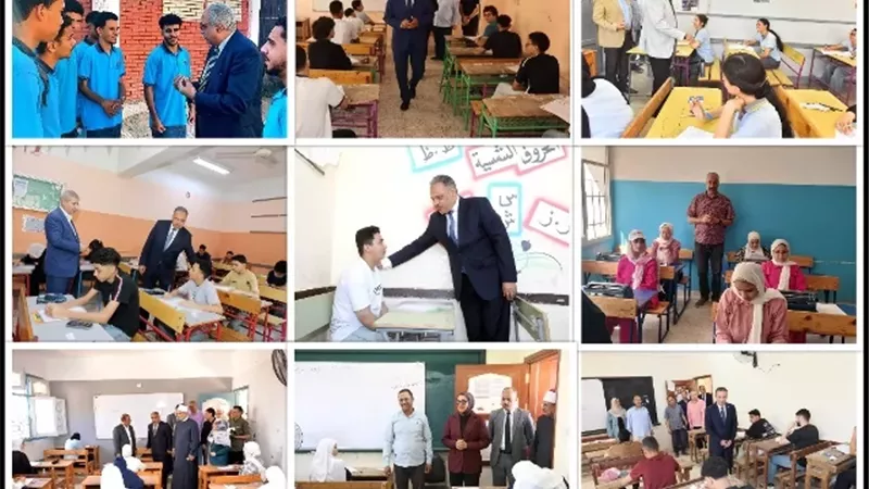 هدوء بلجان امتحانات الاعدادية والثانوية الأزهرية والدبلومات الفنية