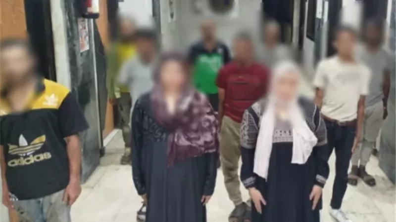 الأمن يضبط 12 متهماً وبصحبتهم 11 طفلاً معرضاً للخطر بالجيزة