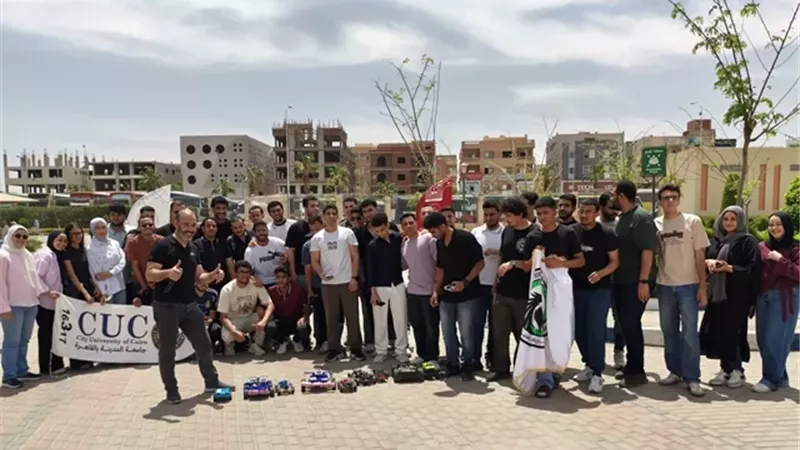 الجامعة المصرية الروسية تعلن الفائزين فى رالى السيارات الروبوتية.. صور