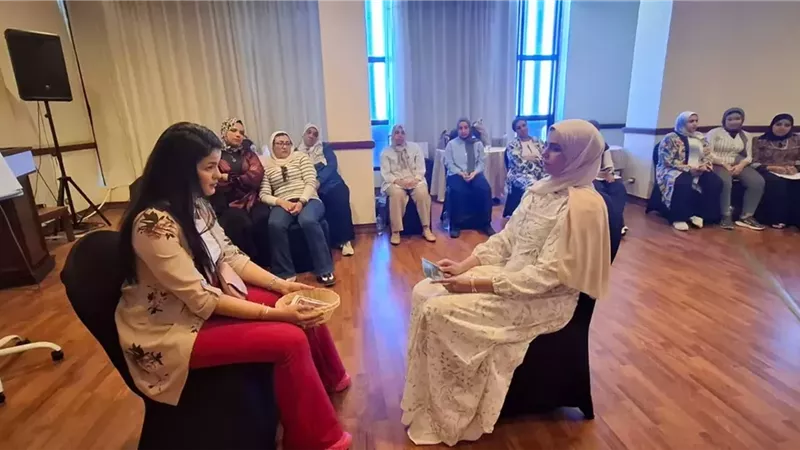 القومي للمرأة ينظم ورشة حول علم النفس الإيجابي للعمل تحت الضغوط