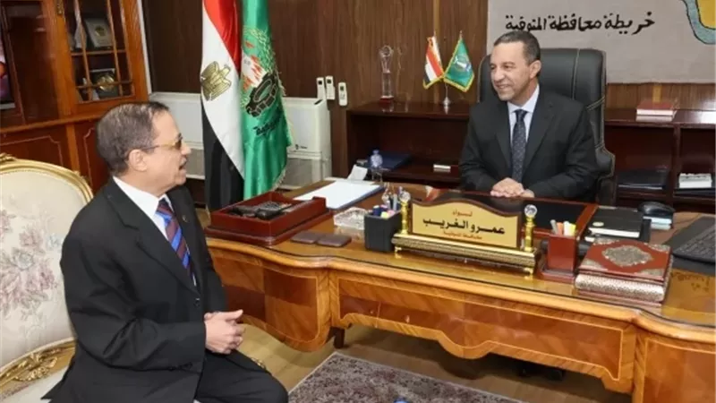 محافظ المنوفية: 862 مليون جنيه استثمارات وتنفيذ 97% بخطة 25 / 26